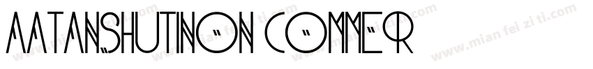 AaTanshutiNon Commer字体转换